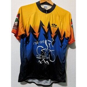 Voler Bike Club Raglan Quarter Zip Cycle Jersey 24" Bust 25" Length (906)